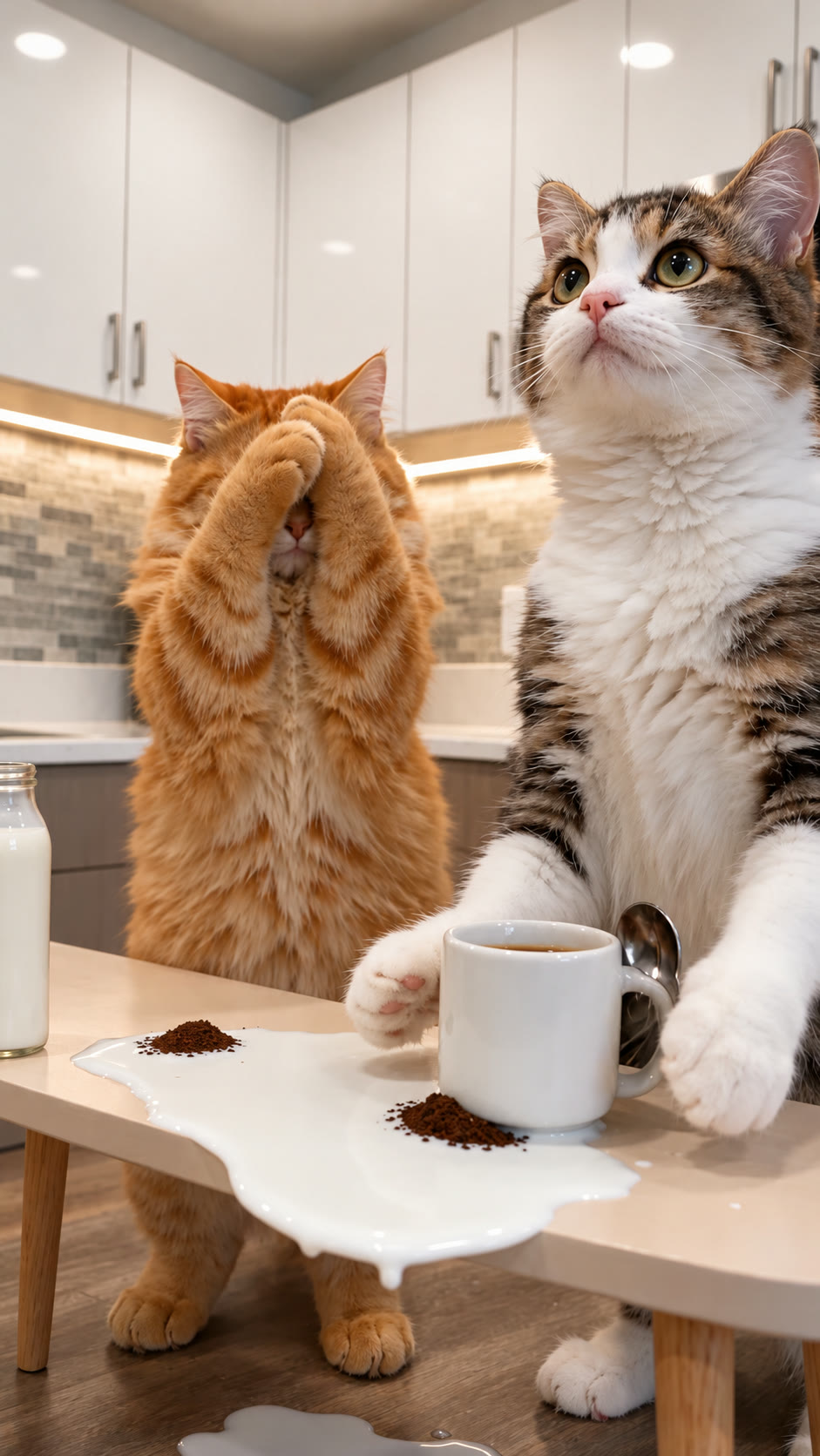 Cats Making Coffee AI