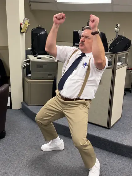 I'm Not Yo B No More AI Dance reference video by @dalefromaccounting23